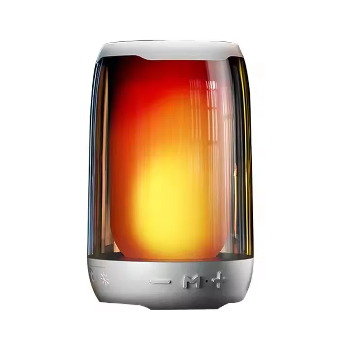 Portable Bluetooth Speaker Transparent LED Luminous Subwoofer Surround Wireless Speaker