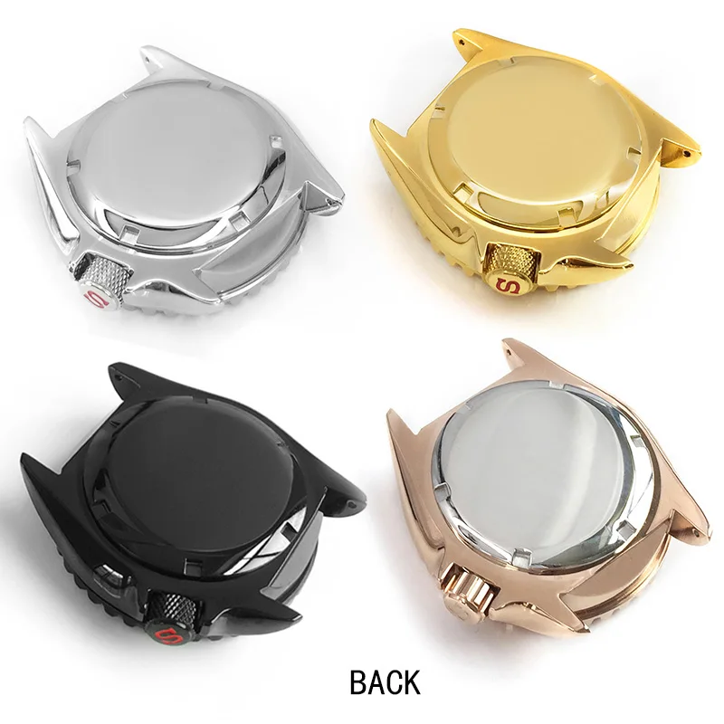 OEM Watch Case Set Stainless Steel Bezel Insert For Seiko SKX007With Mineral Glass31.5mm Fit For NH35 36Automatic Movement Parts