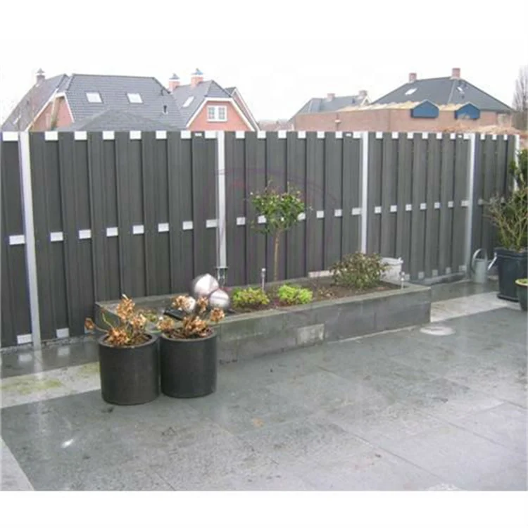 white fence wpc outdoor aluminum garden wpc vinyl fence panels for whole sale