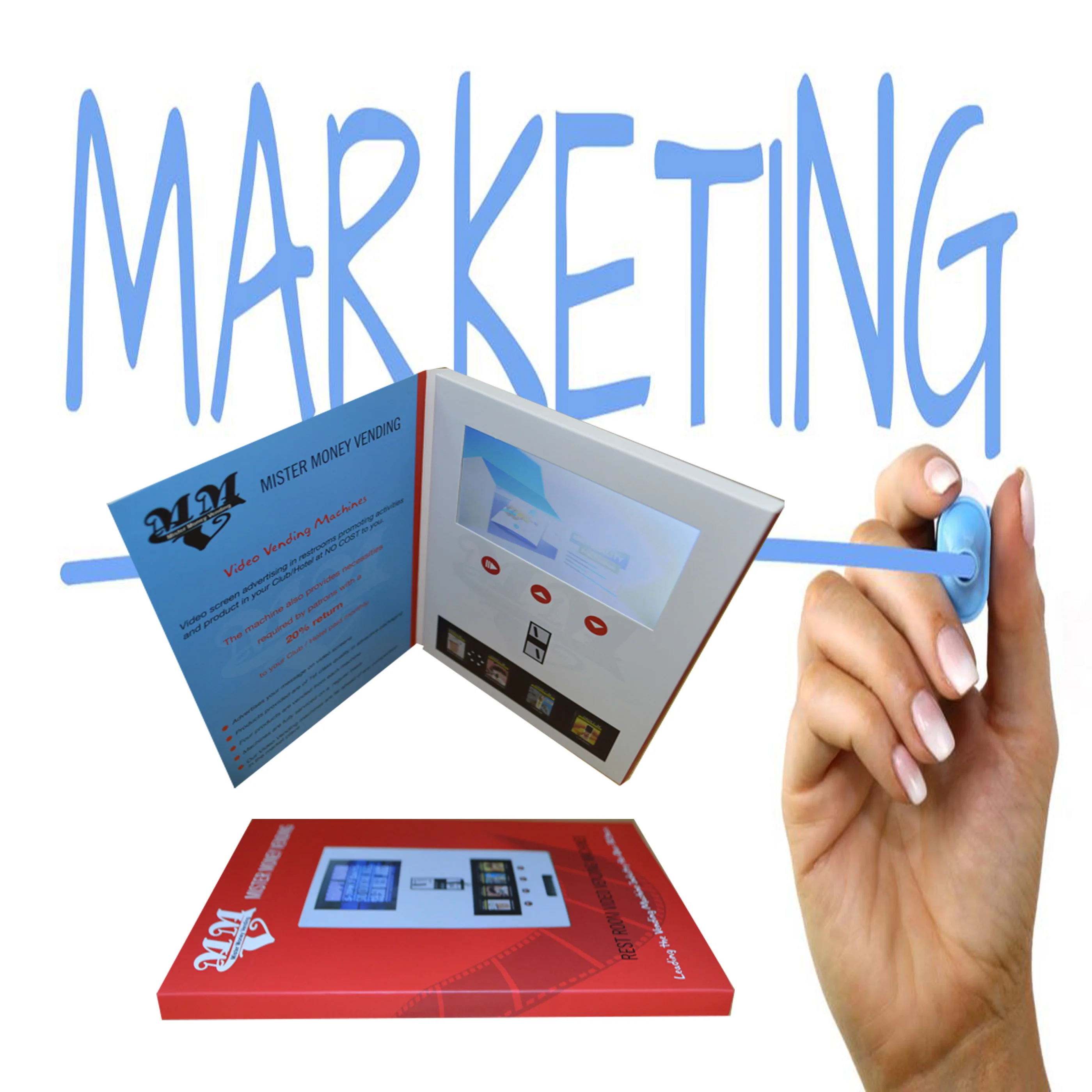 Wholesale Hot Sale Video Brochure Lcd Screen Invitation Card For Marketing