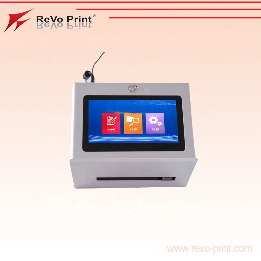 RevoPrint Desktop Batch Code Printer Inkjet Coder Machine for Stamping Fast Dry Batch Coder Egg Date Expiry Number Date