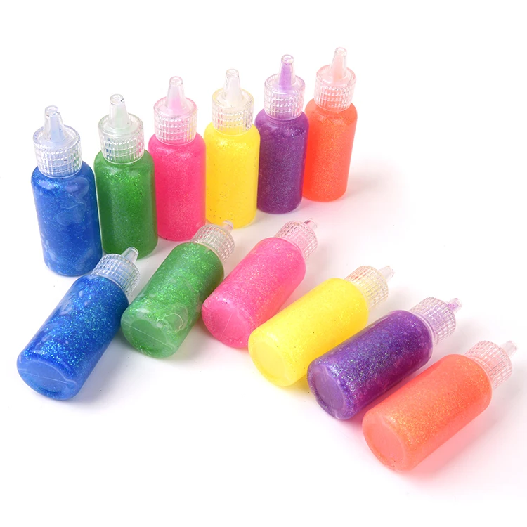 Ex-factory Price Safe Non-toxic Liquid Glitter Glue Paper Arts Glitter Glue For Kids DIY Craft