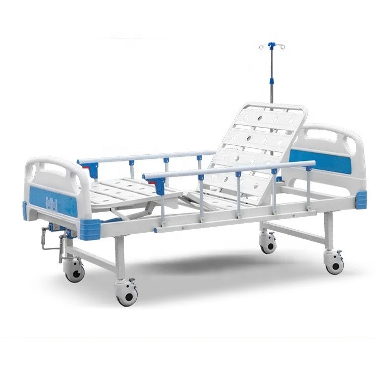 Factory direct sale economic model good for donation two crank manual medical hospital bed In Low Price