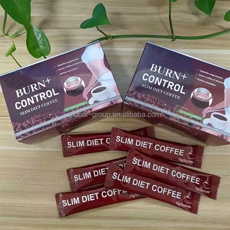 Hot selling coffee powder Detox Flat Tummy belly Keto Energy slim diet coffee