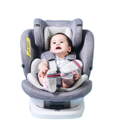 Детское автокресло, вращающееся на 360 градусов, для детей 0-3-12 лет
