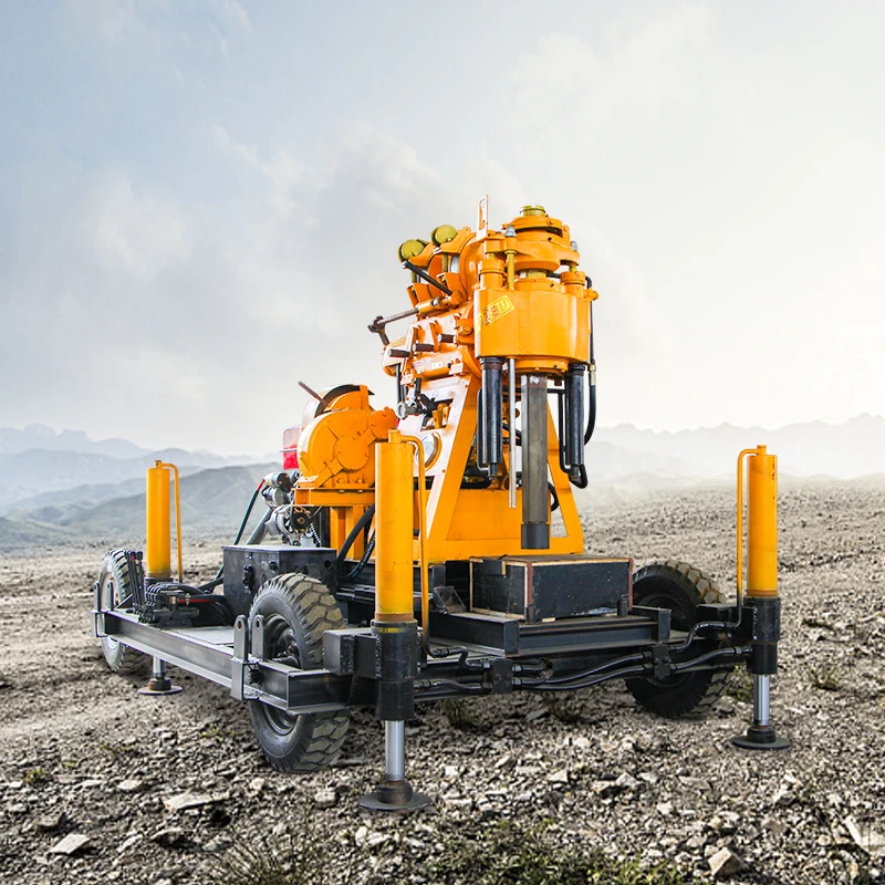 160m 350 diameter mine exploration deep water well drilling machine