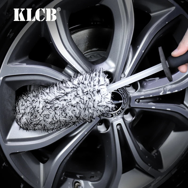 Soft Microfiber Car Wheel Wash Brushes for Auto Detailing Microfiber Wheel Cleaning Brush