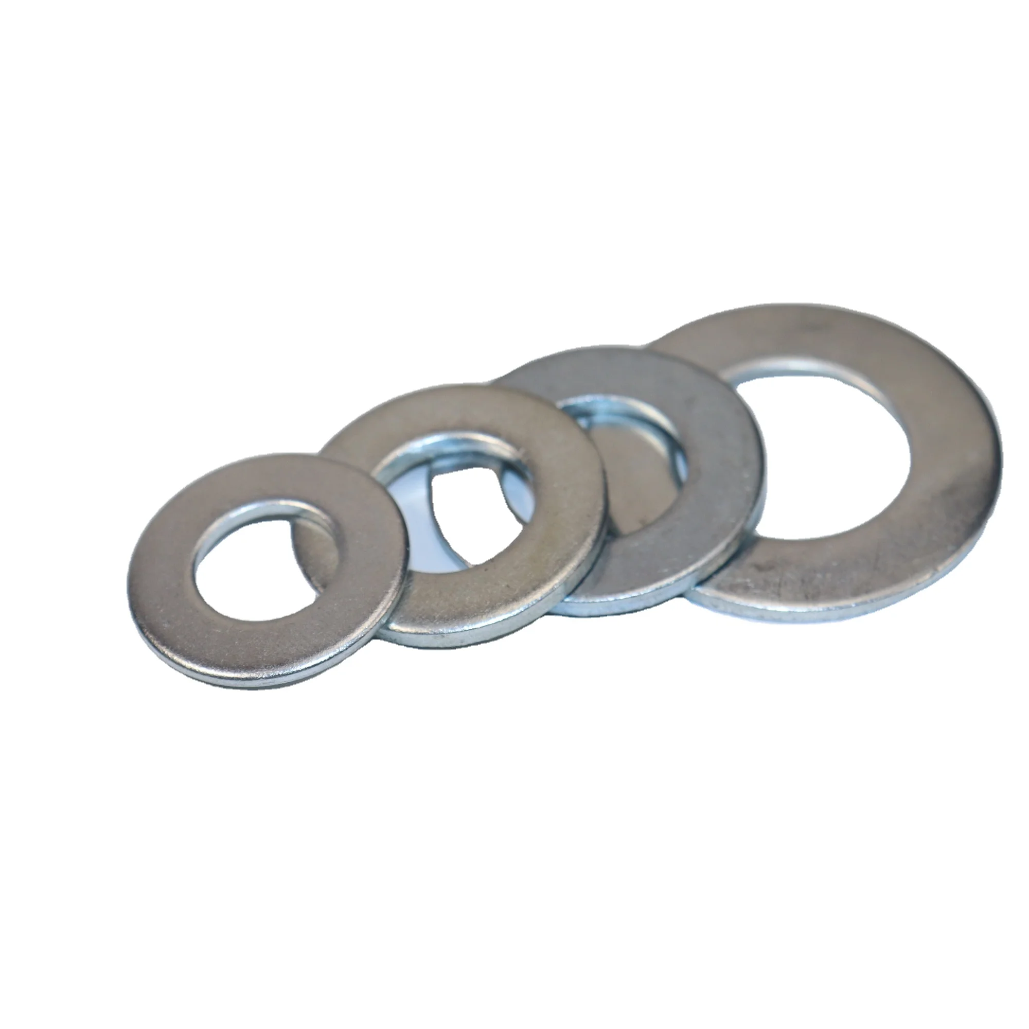 Hot Sale General Industry Custom Size DIN125 carbon steel Zinc Plated flat washer