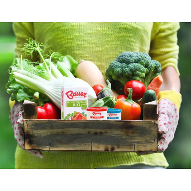 
Organic Vegetable Stock-Cube with Curry 60gr. - Bauer - italian Vegetable Stock-Cube by Trentino cuisine 