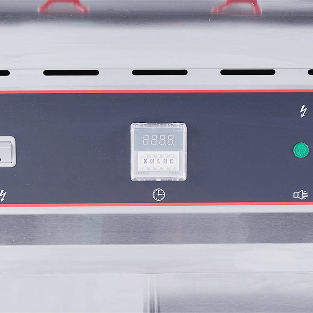 Electric used commercial deep fryer Commercial Electric 2-tank 4-basket 30L+30L Oil Deep Fryer