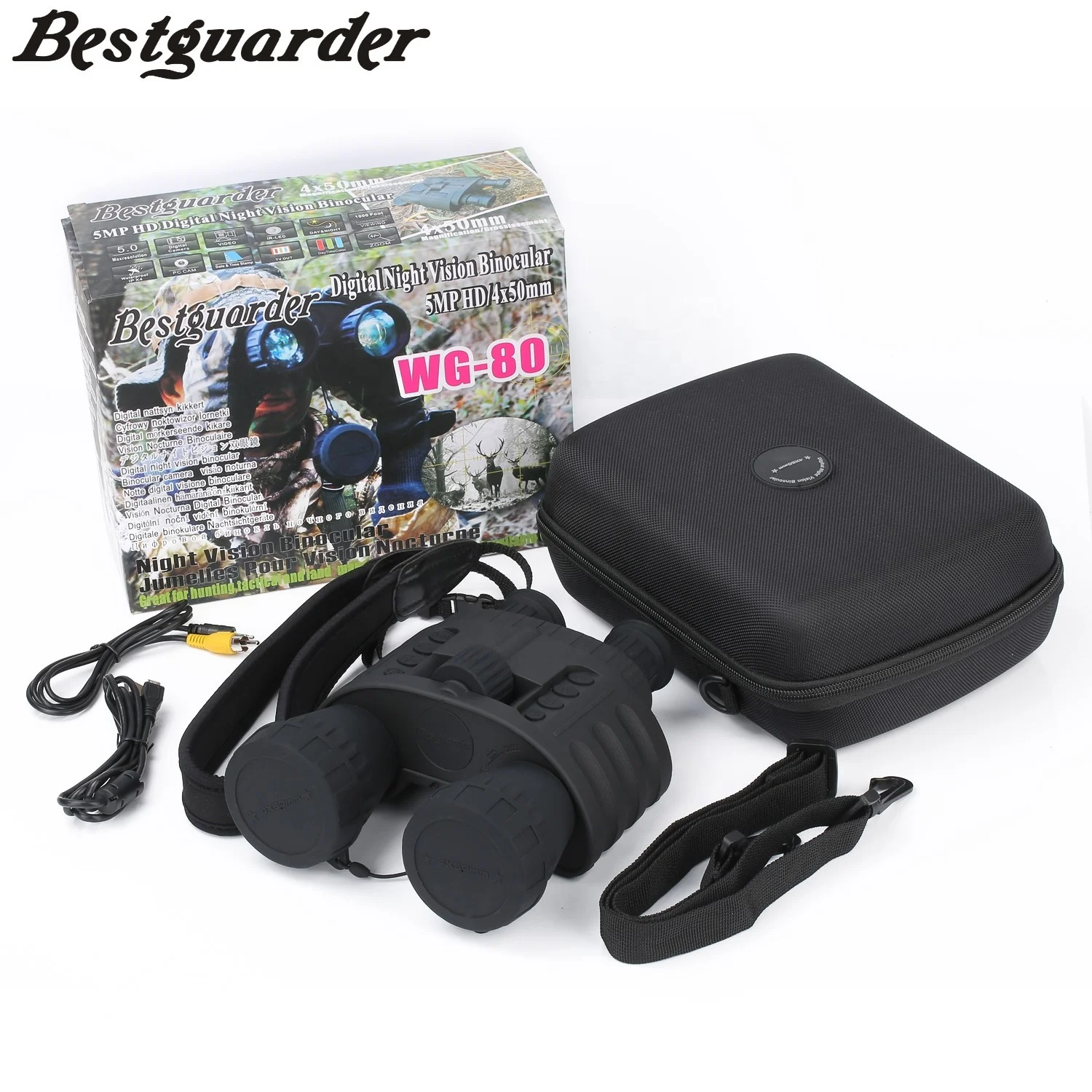 Bestguarder WG80 4x50 Digital Night Vision binoculars camera for hunting