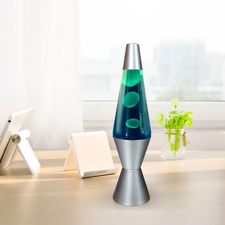 Small Night Lava Lights design glass bottle rocket rainbow table light led custom tall modern mini lava lamp table lamp