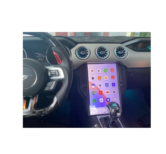 14 4 дюймов Новый Android экран Радио автомобильный DVD-плеер для Ford Mustang 2015-2021 GPS навигации