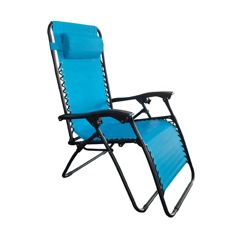 Outdoor Beach Swimming Pool Folding Lounge Chair Sunbed Customized Portable Folding Chairs Zero Gravity Chair