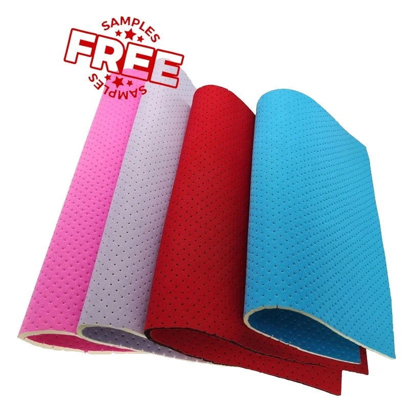 WST Factory Wholesale Three Layer Composite SBR SCR CR Perforated Elasticity Neoprene Fabric for Beach Bag