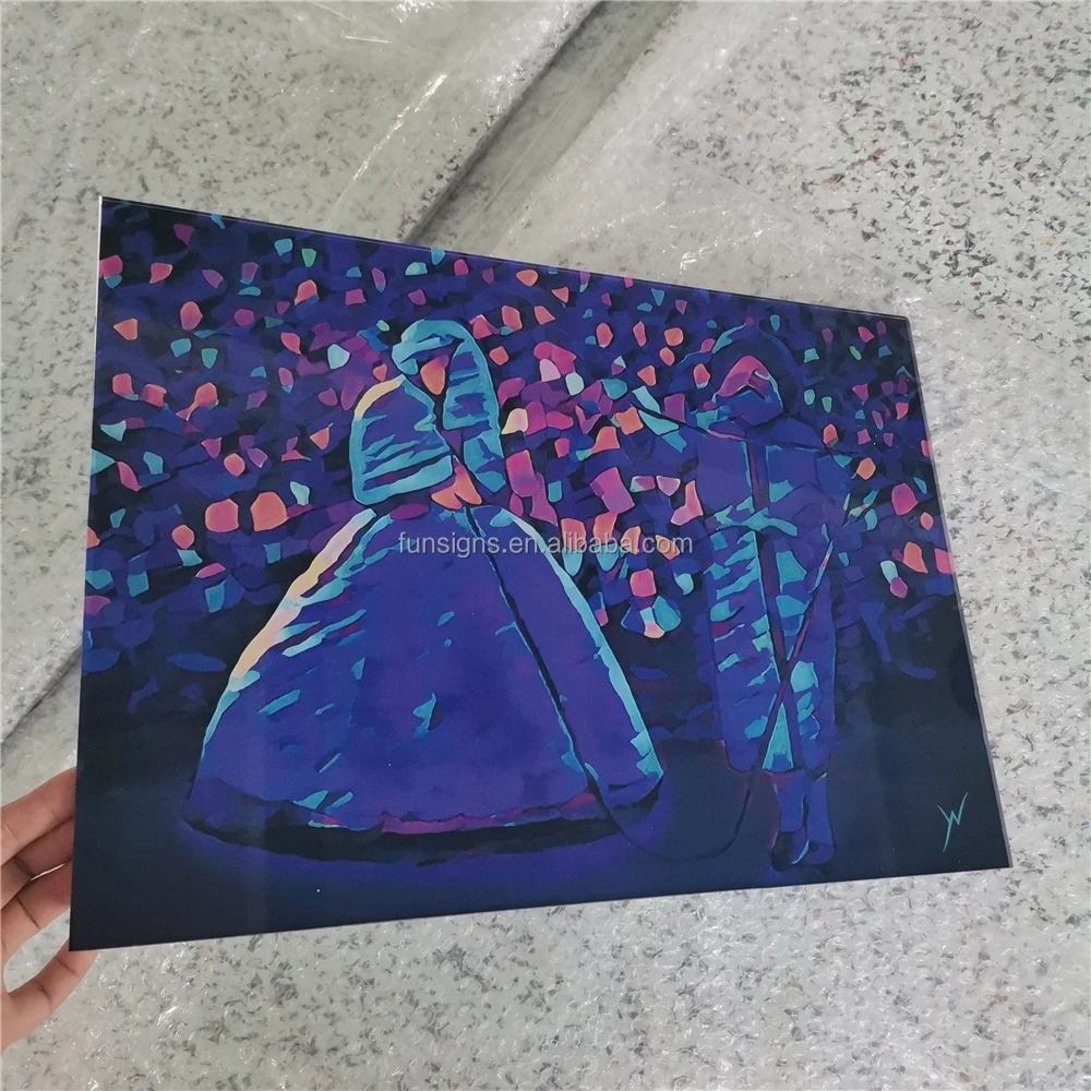 Custom Acrylic Signs with Full Color UV Printing, Wall Art Photo Acrylic Prints