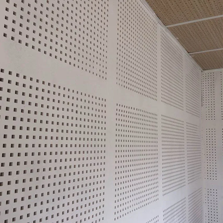 
Quality Sound-Insulation Round Hole Acoustic Perforated Drywall Gypsum Board 
