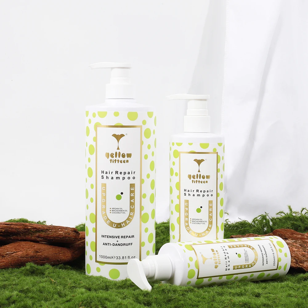 Wholesale Herbal Organic Nourishing Softness Deep Repair Treatment Silky Shiny Healthy Shampoo Set for Damaged Hair