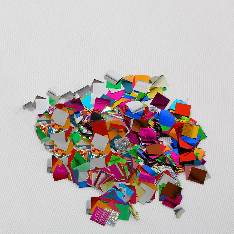 Mini Foil Streamers Confetti Cannon Transparent Tube Party Popper