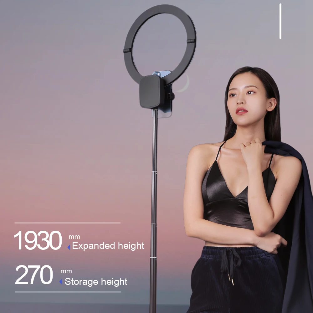 10 Inch 26cm Amazing Ring Light Foldable with Tripod  Stand Led Folding Selfie Fill Light Portable Lamp YY-1 for Tiktok YouTube