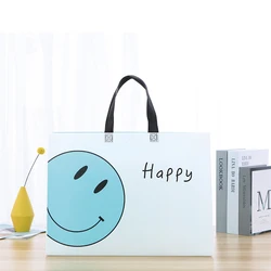 Cute cartoon fashion various specifications tote bag non-woven environmental protection packaging bag toy store can carry the ba