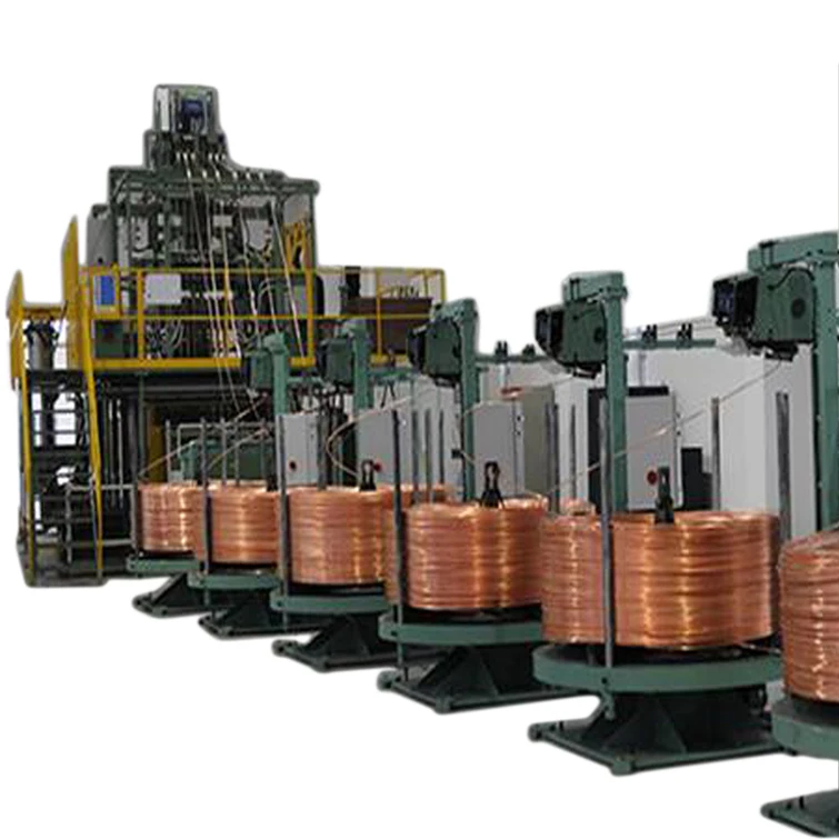 copper brass wire / rod making machine copper continuous casting production line