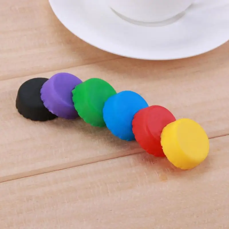 Kitchen Gadgets Reusable Multicolor Sealer Covers Silicone Bottle Caps For Soda Bottle