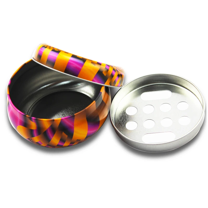 2024 Wholesale Custom Printing Round Candle Tin Box Metal Tin Can