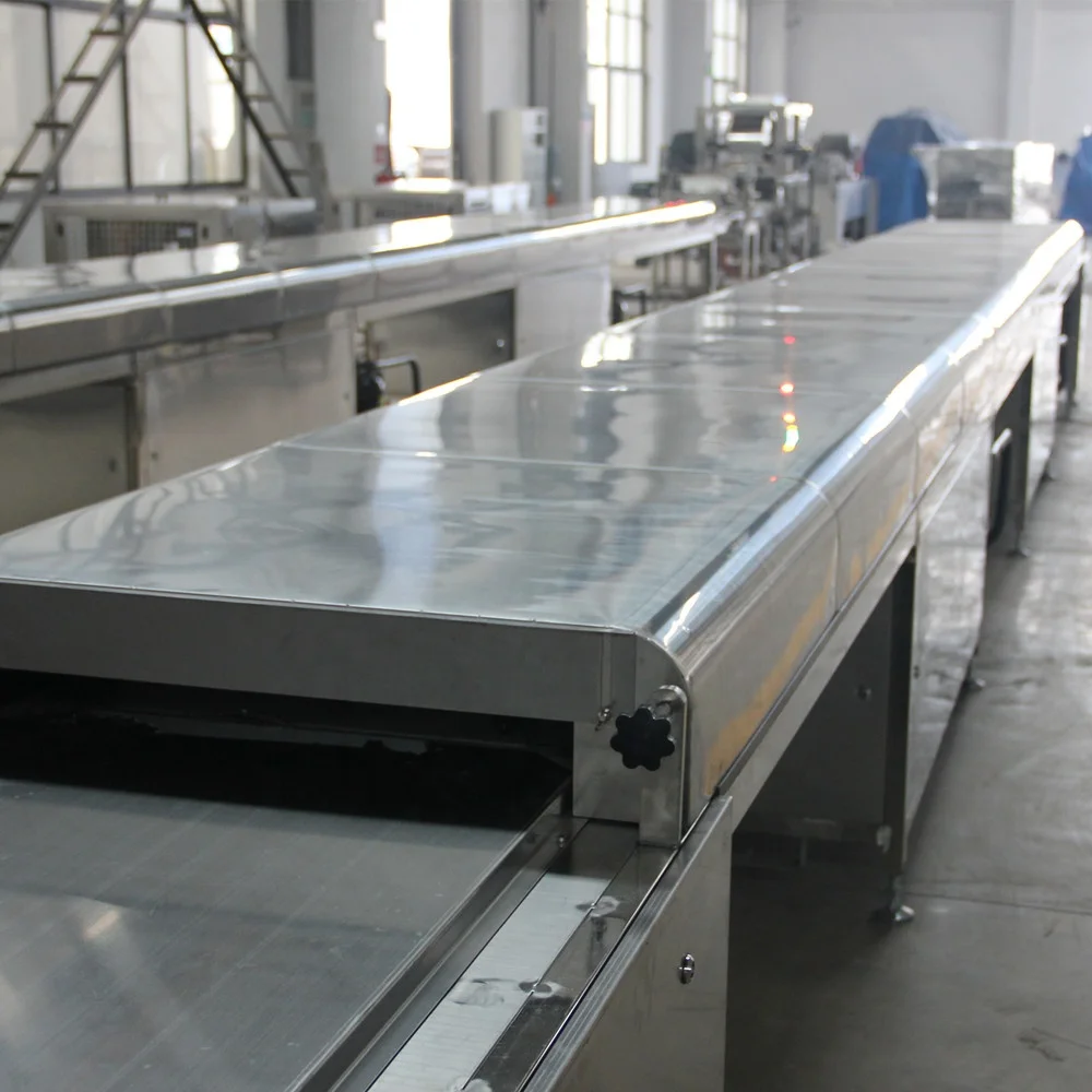 CE600 chocolate enrobing machine chocolate coating production line