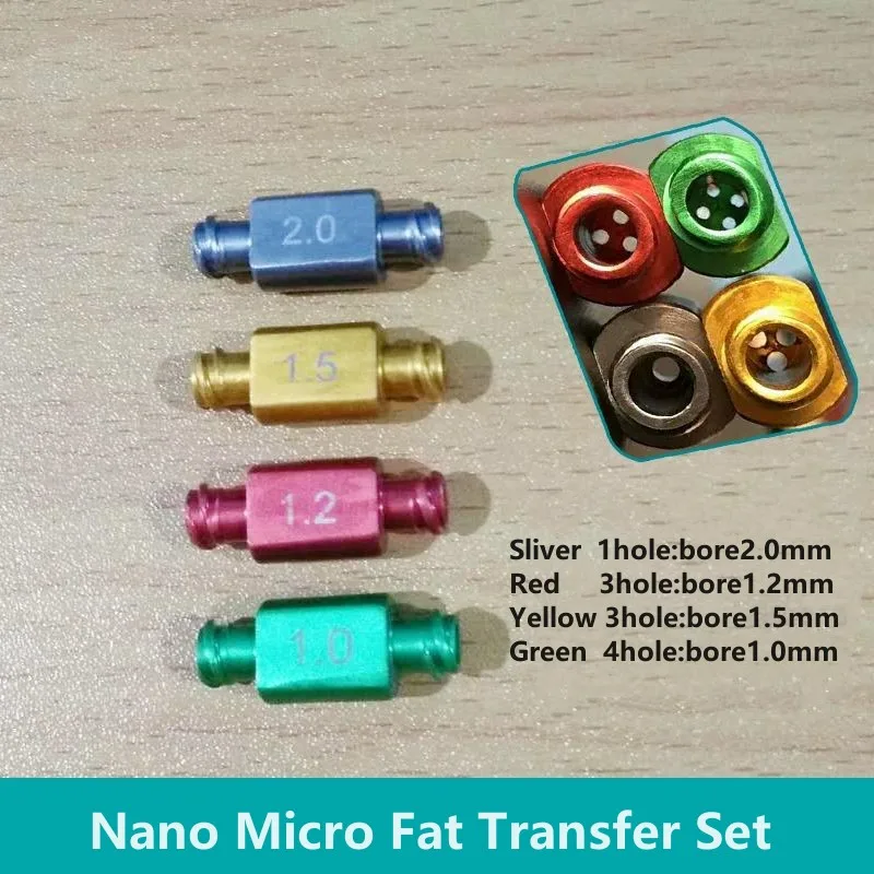 Nano fat filter fat cell fat transfer luer lock adaptor connector different size