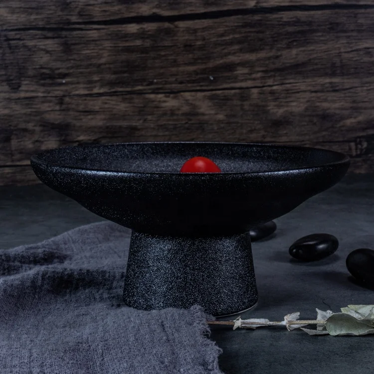 
custom logo wholesale fruit plate ceramic tableware dinnerware set for buffet banquet decoration table centerpiece 