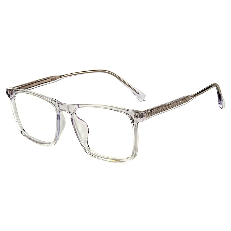 Oem Custom Eyeglass Frame Unisex Anti Blue Light Glasses Square Frame Glasses Mens Acetate Optical Glasses Frames TR90 Eyewear