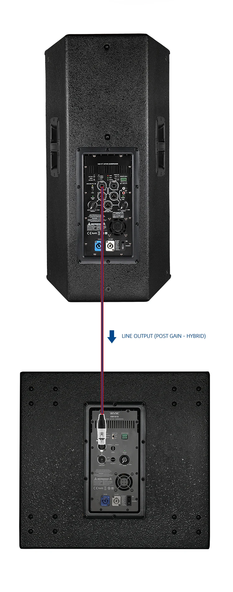 Active PA Speaker System Professional Stage 15 Inch Active Loudspeaker