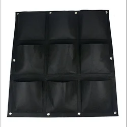 12 pocket 25 Pocket 72 Pocket Fabric Hanging Vertical Garden Wall Planter Grow Bag