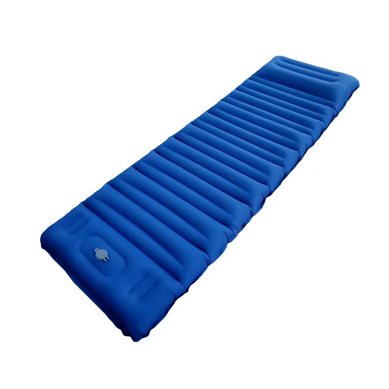 Inflatable Sleeping Pad with Built-in Pump, Comfortable Camping Mattress for Backpacking, Car Traveling and Hiking, Compact