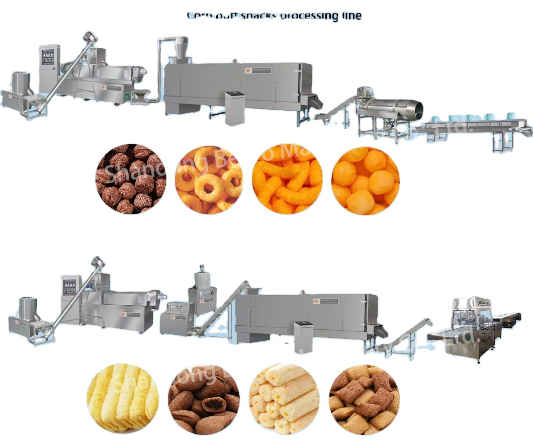 puff Core filling Snacks Machine/Equipment/Extruder/making machine