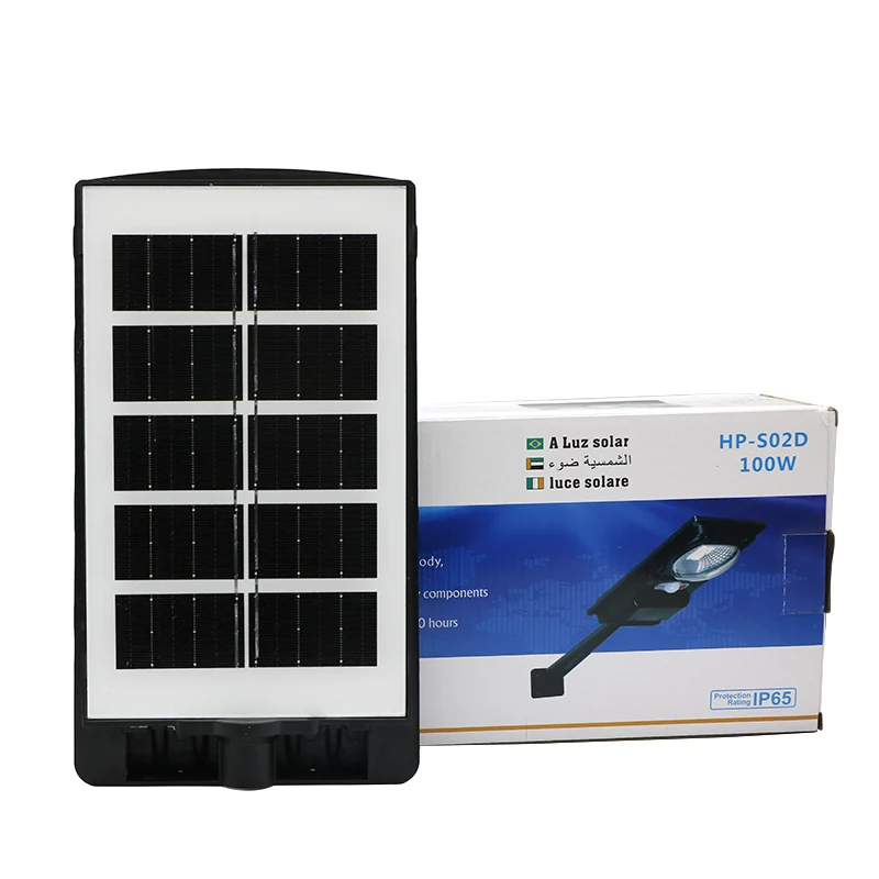 High Brightness Small solar Street Light Waterproof Optically Controlled Outdoor Roadside 100W Solar street Light LED