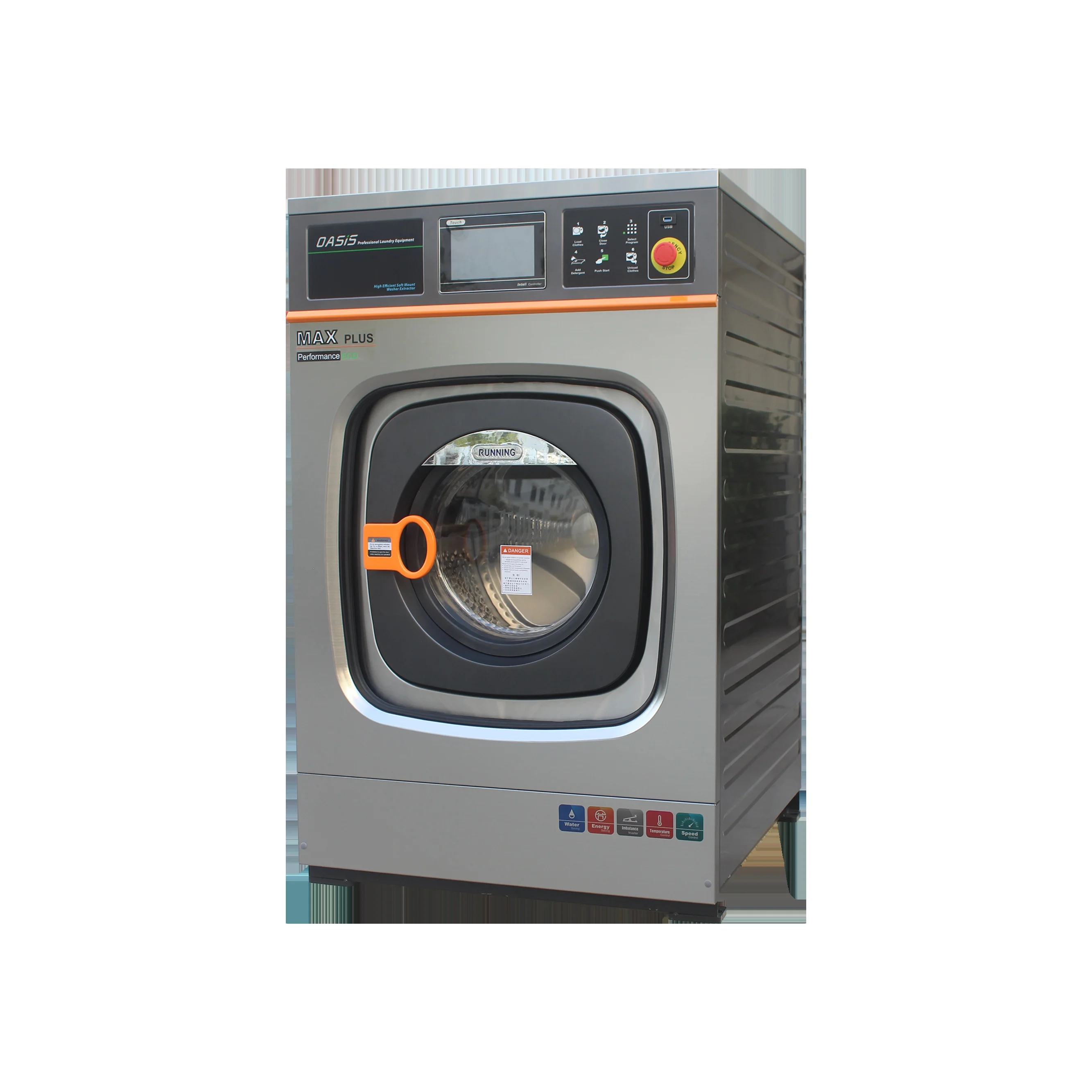 25Kg Hospital Industrial Laundry Equipment Washer Extractor and Dryer Full Automatic Elution Dual-Purpose Machine