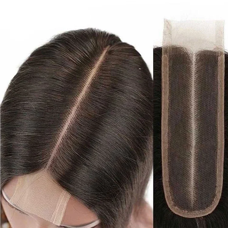2x6 HD Lace Closure Wigs Dropshipping Wholesale Transparent Lace Frontal Wig Natural Black Human Hair 4x6 Inch HD Lace Wig