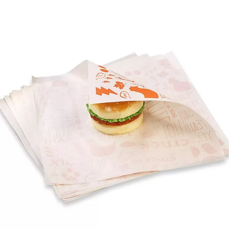 Высококачественная герметичная Водонепроницаемая силиконовая оберточная бумага для гамбургеров хот-догов сэндвичей