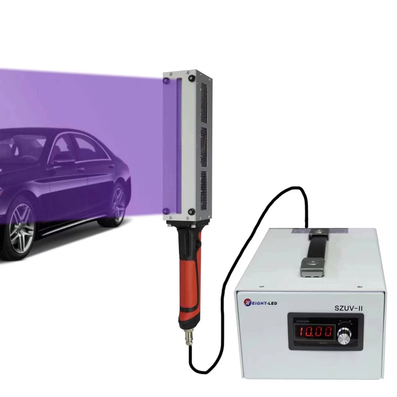 Factory Price 365nm 395nm Hand-held UV LED Curing Lamp for Luxury Car Paint Repair and Curing