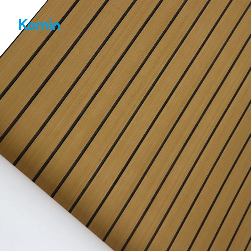 Komin Faux Teak EVA Foam Boat Flooring Light Brown Marine Decking