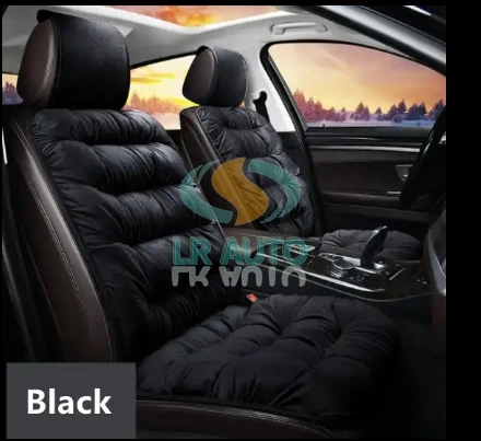 Автомобильная зимняя теплая подушка для
