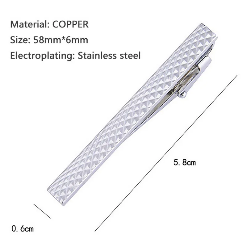 Зажим для галстука мужской галстук бара рубашка ассортимент стикеров булавка для галстука аксессуары для галстука из меди с покрытием из нержавеющей стали от производителя