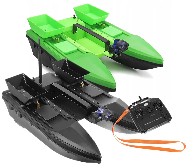 Factory Direct Sell Smart Automatically Navigation 400M High Driving Speed 3 Hopper Large Carp Fishing Bait Boat