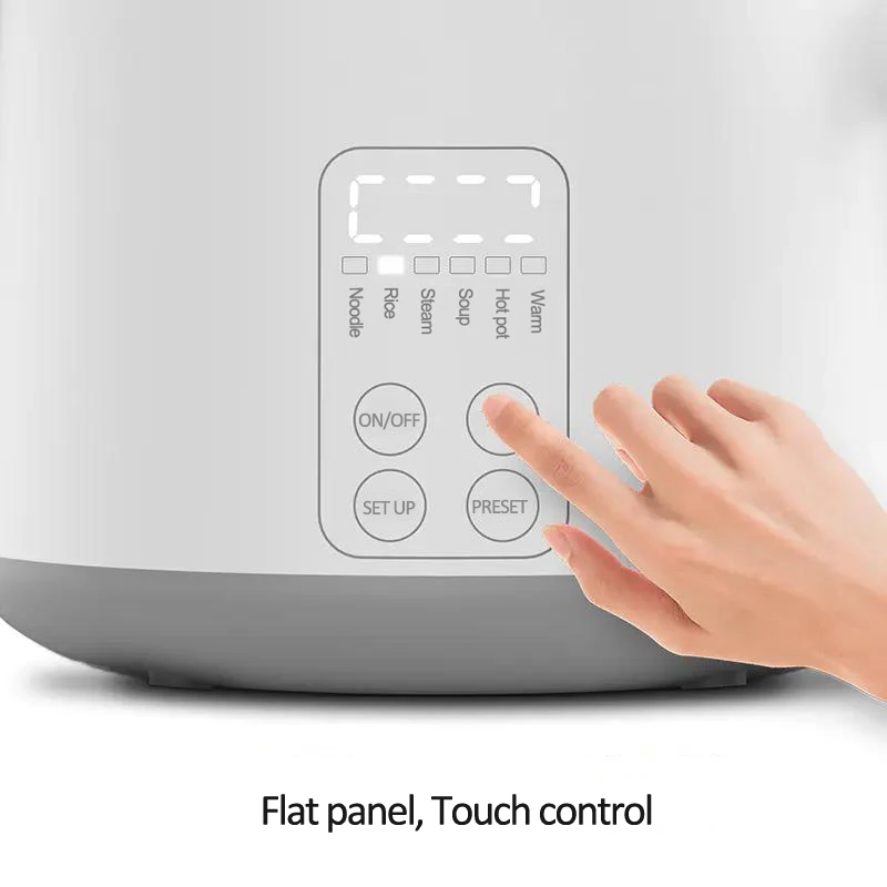 Student Non-Stick 1.8L Capacity 600W Hotpot Smart Electric Cooking Pots And Pan Cooker