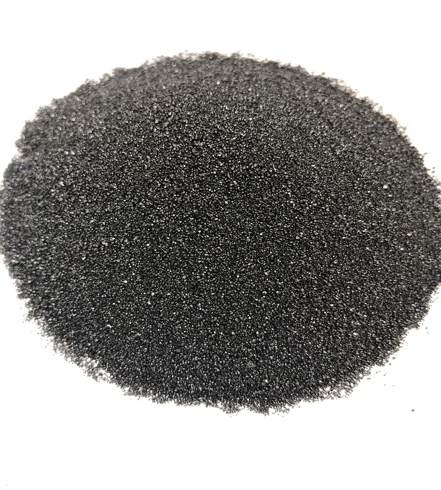 80 mesh copper ore sand steel slag polished sand concrete aggregate black Sichuan bright emery