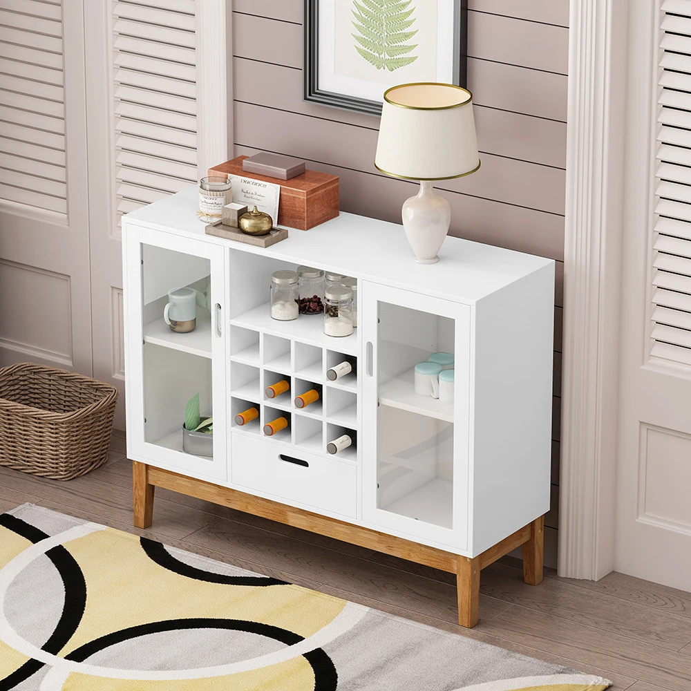 Bar Furniture Design Multi-Functional Display Storage Wine Cabinet Glass Cabinet Door Bar Furniture Sideboard Cabinet