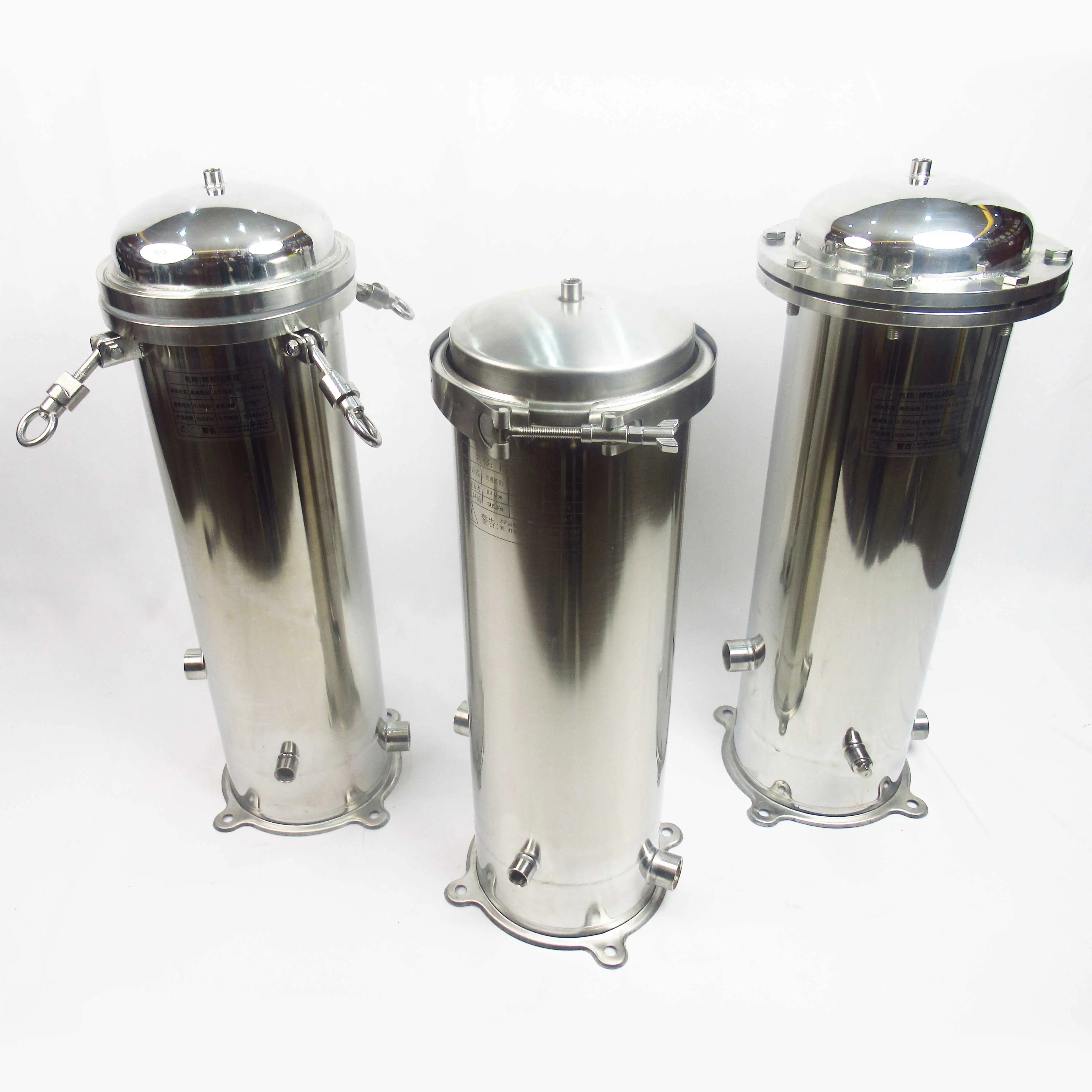 Manufacturer High Quality Multi/Single Bag Filter Housing SS304/316 Precision Filter Housing for Water Treatment