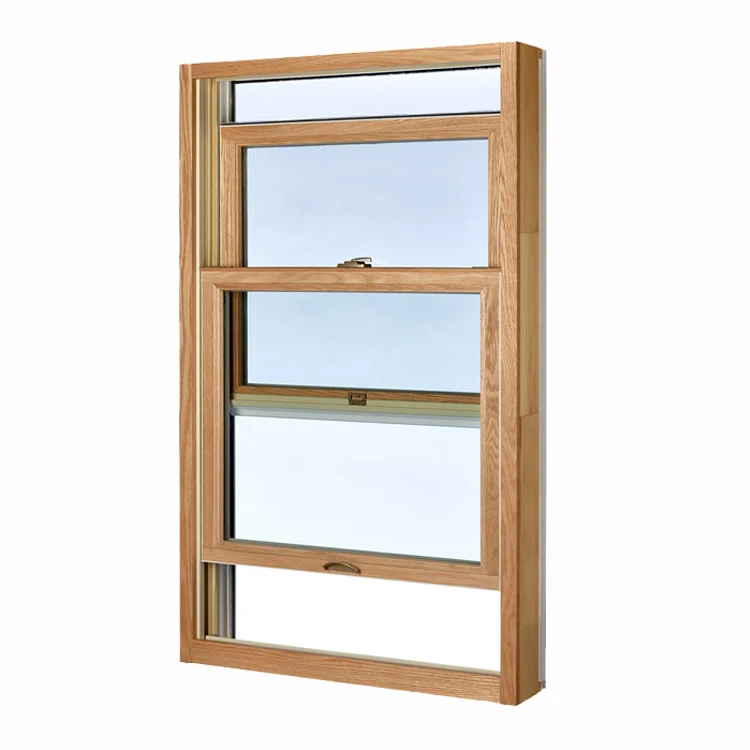 Modern up down slide aluminium windows design custom double hung aluminum glass vertical sliding sash window